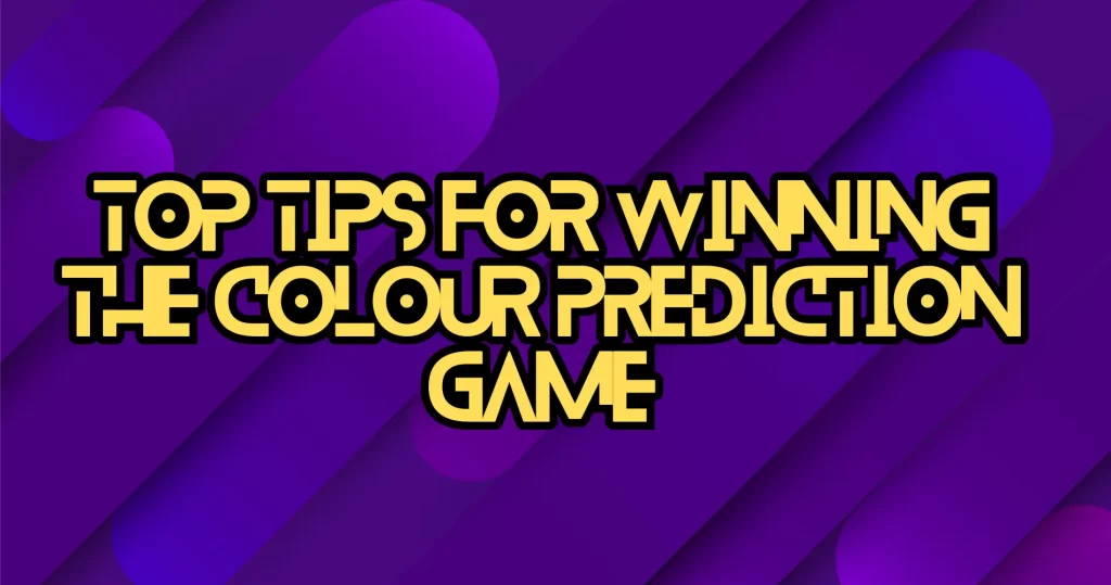 colour prediction game earn money